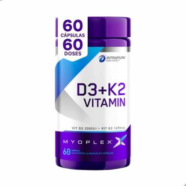 Imagem de Vitamina D3 2000UI e K2 149mcg 60 Capsulas Myoplex-Unissex
