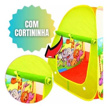 Imagem de Barraca Infantil Dobrável Cabana Portátil Criança 3+ Anos - Meying