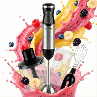 Imagem de Kit Mixer Novoon 3 em 1 Completo  Mixer Processador e Batedor 127V 220