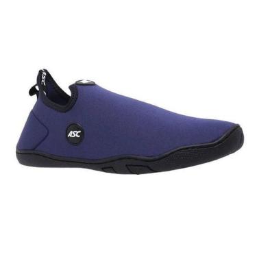 Imagem de Sapatilha Hibrida Aquática Náutica Pesca Secagem Rápida Azul - Ascensi