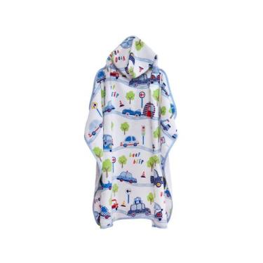 Imagem de Toalha de Banho Infantil Santista com Capuz - 100% Algodão Baby Beep, 