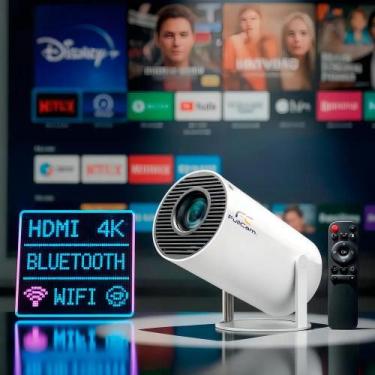 Imagem de Mini Projetor Portátil Fc Fullcam 4k Android Full Hd Smart W