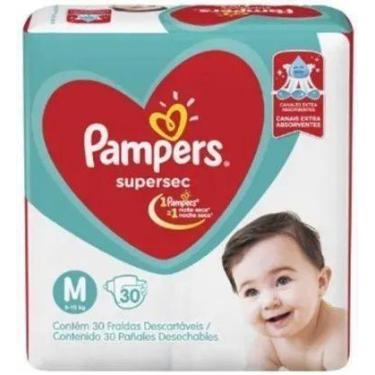 Imagem de Fraldas Pampers Supersec M Atacado Barato
