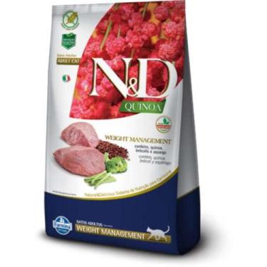 Imagem de Ração N&d Quinoa Controle Peso Gatos ad Coriro 7,5kg - FARMINA