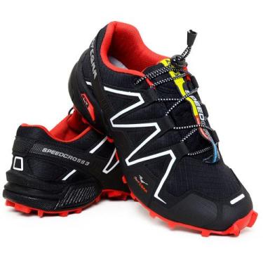 Imagem de Tênis Speed Cross Unissex Treining Moto Trilha Bike Escalada, 42, Pret