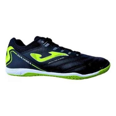 Imagem de Chuteira de Futsal Joma Maxima - Preto e Verde, Preto, Verde, 40, Masc