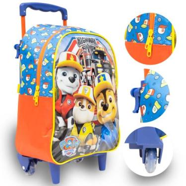 Imagem de Mochila De Rodinhas Patrulha Canina Infantil Escolar Original