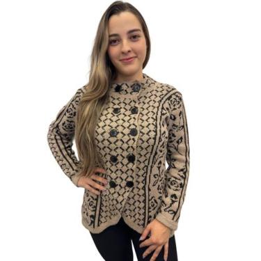 Imagem de Casaco Moletom Feminino Sobretudo  Moda Inverno Frio 588 - Deeyaa Indi