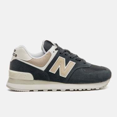 Imagem de Tênis New Balance 574v2 Feminino - Preto/Bege Cor:PretoTamanho:35, Pre
