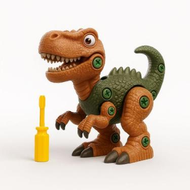 Imagem de Brinquedo Dinossauro Monta E Desmonta Educativo Didático - Zein, Tiran