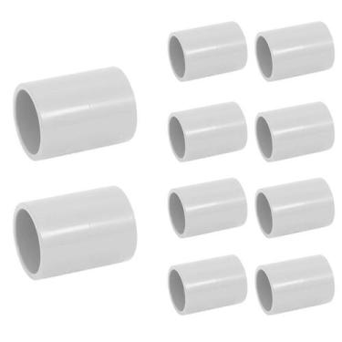Imagem de KIT 50 Luva Para Eletroduto Pvc Branco Condulete 3/4 Masster - Masster