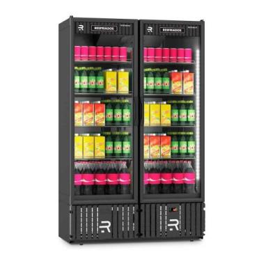 Imagem de Visa Cooler Multiuso 1300 Litros Preto/Preto VCM1300PV 220V - Refrimat