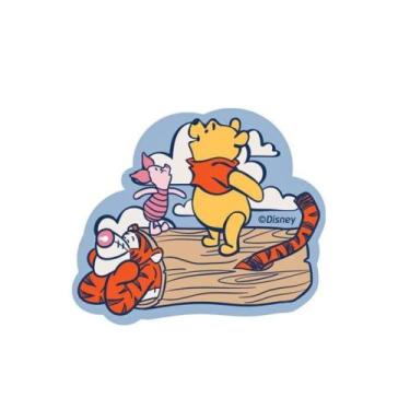 Imagem de Borracha Decorada Ursinho Pooh com Formas TRIS, Azul