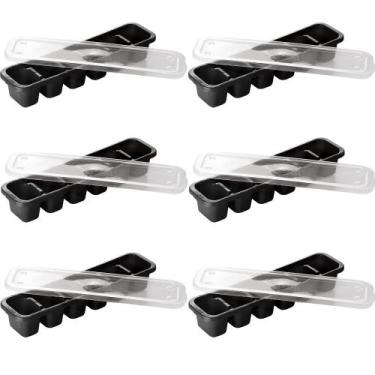 Imagem de Forma de gelo com tampa com 6 unidades Plasutil ref.13950