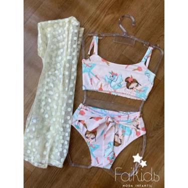 Imagem de Kit moda praia infantil - Fa kids