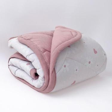 Imagem de Edredom De Berço Malha Algodão Linha Baby Infantil Bebê Estampado Fofi