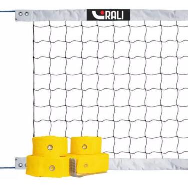 Imagem de Kit Vôlei De Praia Oficial Rede c/ 4 Faixas Marcação Quadra 8x16 - Ral