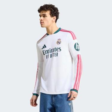 Imagem de Camisa Adidas Real Madrid Home 2027 Manga Longa, EG