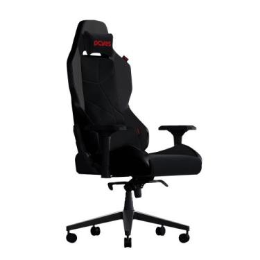 Imagem de Cadeira Gamer Ergonomica PCYES Sentinel BLACK Vulcan - PCSTL-PT
