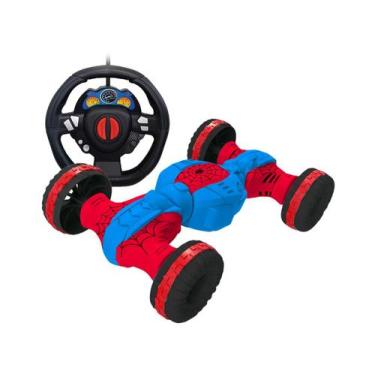 Imagem de Carrinho de Controle Remoto Marvel Spider-Man - Acrobata 3 Funções Can
