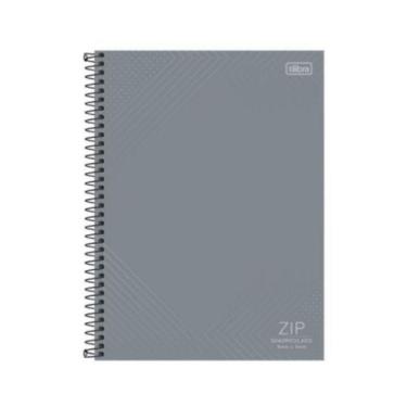 Imagem de Caderno Universitário Tilibra Zip 1 Matéria 96 Folhas Quadriculado 5mm