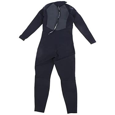 Imagem de Fato de mergulho preto de surf, Fato de banho de mergulho Fato de mergulho para mergulho com snorkel, surfe, diversão ao ar livre, esportes aquáticos, mergulho, natação(default)