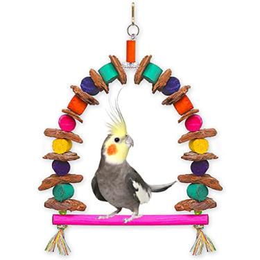 Imagem de Balanço Safari Color Pássaros Calopsita Periquito Canario