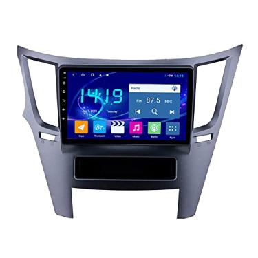 Imagem de XGHQZR Rádio automotivo estéreo Android 10 GPS navegação para Subaru Outback 2010-2014 tela sensível ao toque multimídia compatível com Bluetooth WiFi 4G Mirror Link Split Screen Controles volante, 4 + 64 g