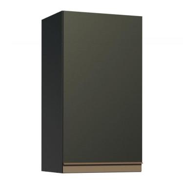 Imagem de Armário Aéreo Madesa Reims 35cm 1 Porta Preto