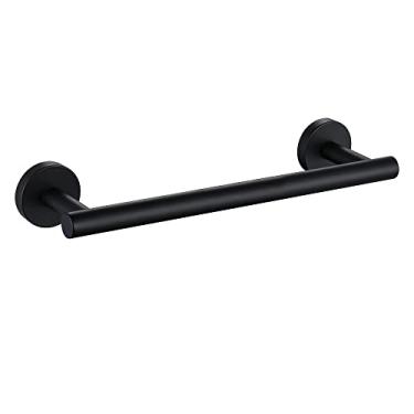 Imagem de Acessórios de banheiro de aço inoxidável Conjunto de ferragens para banheiro Robe Gancho Toalheiro Anel Barra Prateleira Suporte de Papel, Preto, RD96016, B