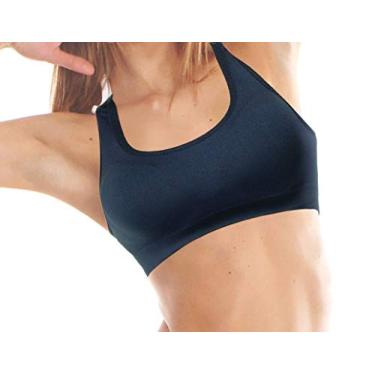 Imagem de Lupo Sutiã esportivo feminino de 2 camadas com costas nadador acolchoado de alto impacto