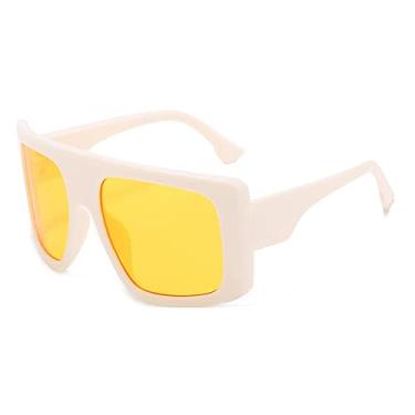 Imagem de Óculos de sol femininos de tamanho grande de uma peça, óculos de sol grandes, óculos de sol masculinos, hip hop, moda vintage, tons de gradiente, 3, china