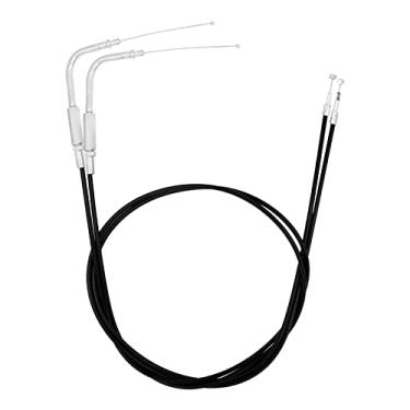 Imagem de HDBUBALUS Cabo de acelerador de motocicleta apto para Harley Sportster Iron XL 883 1200 Dyna Softail Road King (tamanho: 150cm)