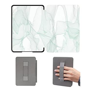Imagem de Capa com alça de mão para Kindle Paperwhite 10ª geração, modelo PQ94WIF – Capa à prova d'água com função de hibernação automática