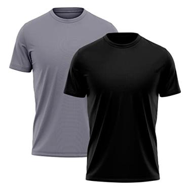 Kit 2 Camisetas Dry Fit Masculina p/ Treino Camisa Academia em Promoção na  Americanas