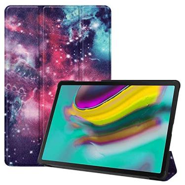 Imagem de Galaxy Tab A 8.0 2019 T290/T295, capa fina e leve para tablet pintada com suporte, Galaxy Tab S5E 10.5 Tab A 10.1 Tab S6 10.5 Tab A manga 10.5 (Tab S6 10.5 2019 T860/T865, pintura 8)