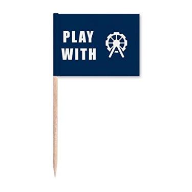 Imagem de Jogo de roda gigante Art Deco Presente Fashion Palito de Dentes Marcadores Decoração de Festa