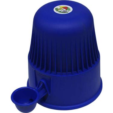 Imagem de Bebedouro Vida Mansa Light Polipropileno PP Azul para Raças Pequenas - 2 Litros