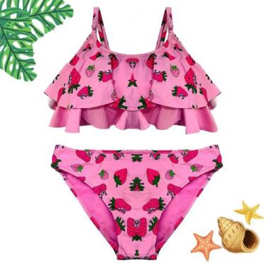 Biquíni Infantil Estampado sem Bojo Meninas Moda Praia - Kosh - Biquíni  Infantil - Magazine Luiza