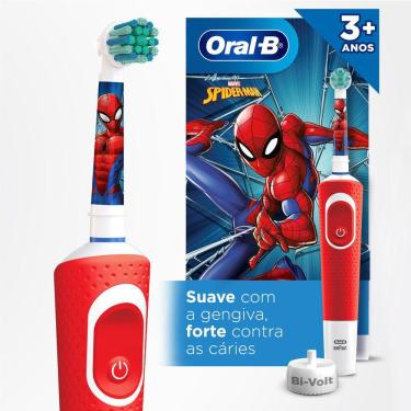 Imagem de Escova Dental Elétrica Oral-B Spiderman 1 Unidade