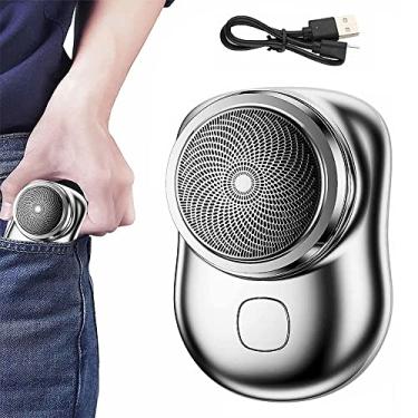 Imagem de HABOHUSE Barbeador Invictos,Barbeador Eletrico Invictos,Barbeador Pro Blader,Barbeador Profissional Portatil Power Beard,Barbeador Elétrico Portátil ZAO MAX,Barbeador Portátil Mini ShaverPro (Prata)