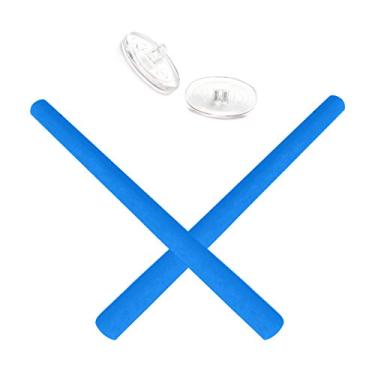 Imagem de Mryok — Protetor nasal de substituição para óculos de sol Oakley com placa de metal – Opções, Sky Blue, One Size