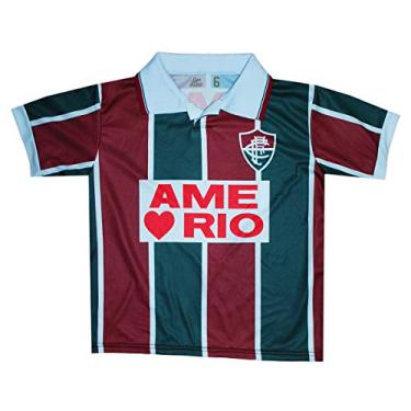 Imagem de Camisa Fluminense 1995 Liga Retrô Infantil Listrada 10