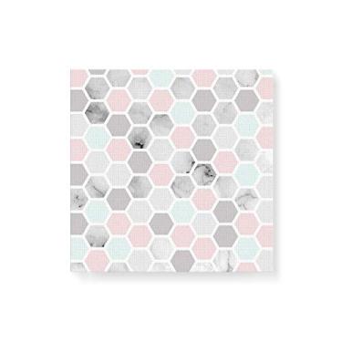 Imagem de Arte Maníacos Quadro Decorativo em Tela Canvas Favo Escandinavo - 50x50cm