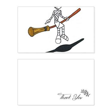 Imagem de Egypt Mummy Halloween Wizard Horus cartão de agradecimento aniversário aniversário saudação casamento agradecimento