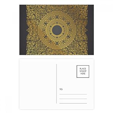 Imagem de Cartão postal da Tailândia, cultura de alfândega dourada conjunto de cartões postais de aniversário