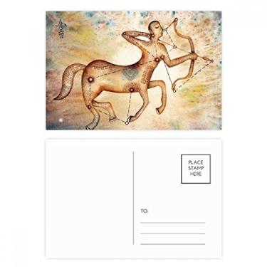 Imagem de Novembro, dezembro, Constelação de Sagitário Conjunto de cartões postais de aniversário