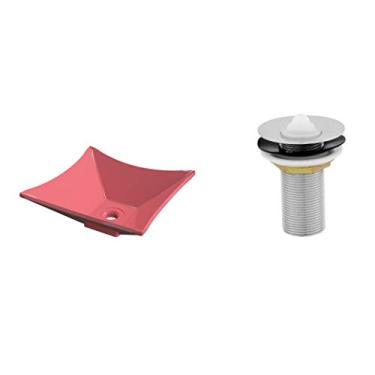 Imagem de Kit Cuba L30 C/Válvula Metal 1'' (2,6cm) Rosa