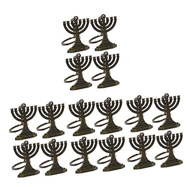 Imagem de NOLITOY 16 Pçs Chaveiro De Hanukkah Estrela Chaveiro Chaveiro De Chanukah Ornamentos De Presente Chaveiro De Metal Carteira Chave Decoração Vela Chaveiro Decoração Pingente De Chave Do
