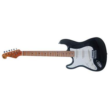 Imagem de Guitarra para Canhoto Vintage Plus SST 57 LH BK SX